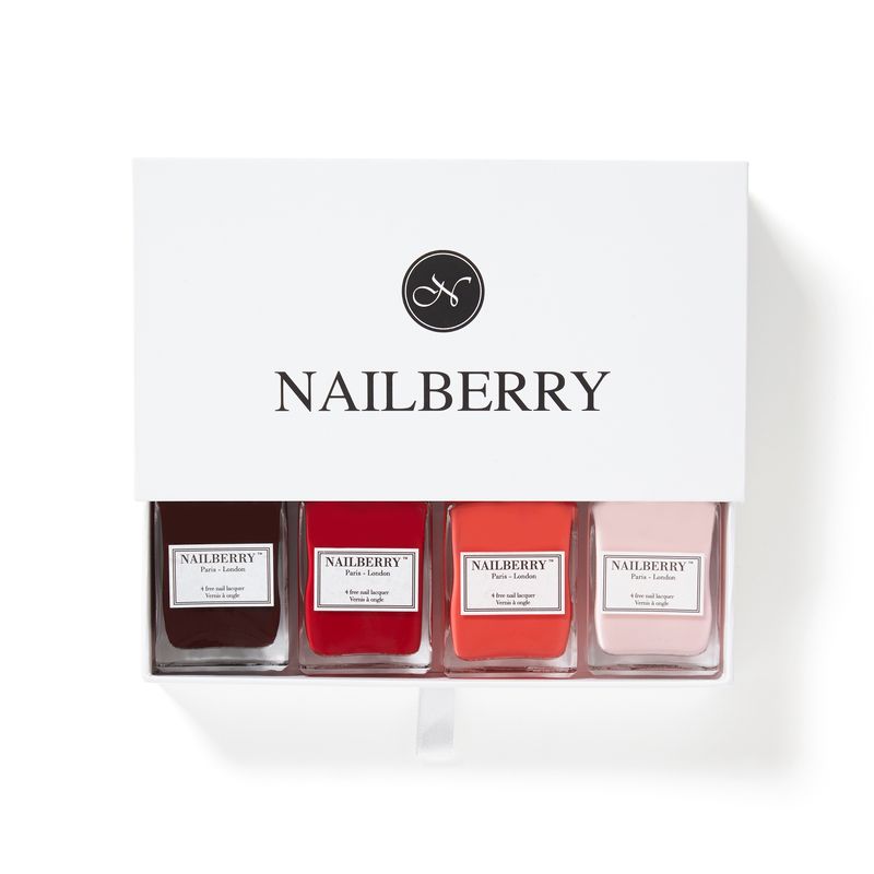 Nailberry gaveeske til 4 neglelakker